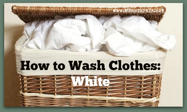 How to Wash Clothes | White