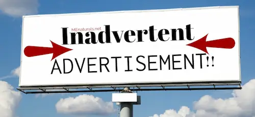 Inadvertent | A form of ADVERTISEMENT